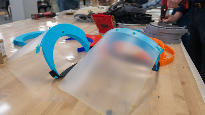 NIS face shields Jerry Reif