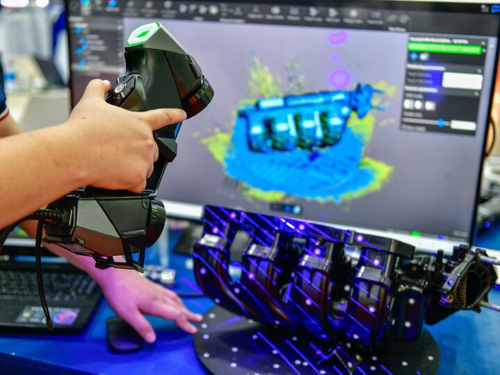 3D scanning a part